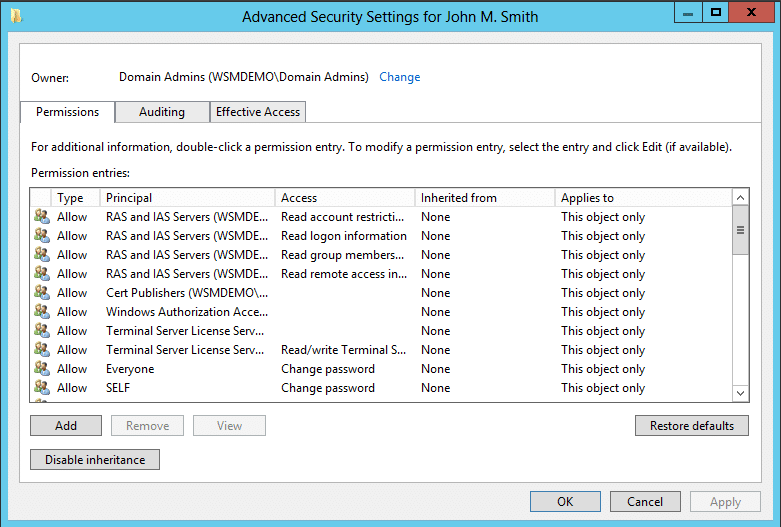 Authenticating and Authorizing Objects in AD