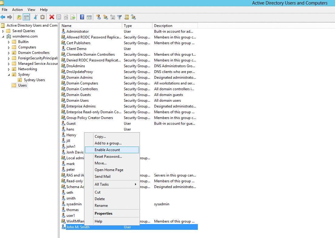 install active directory users and computers