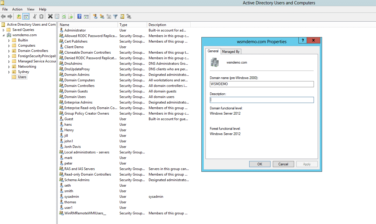 How to view Domain Functional Level from Active Directory Users and Computers (ADUC)